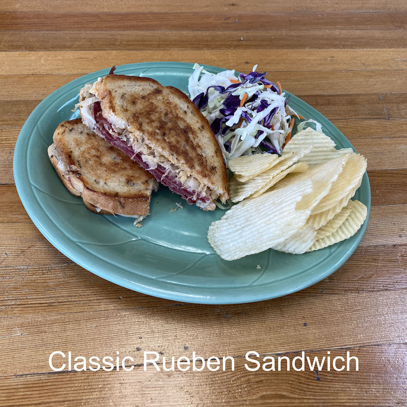 Classic rueben sandwich